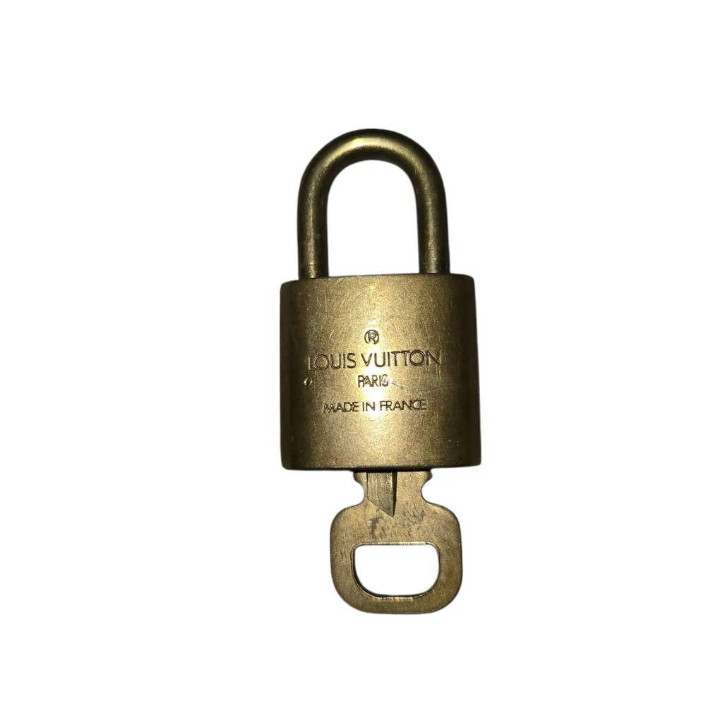 Louis Vuitton Brass Padlock With Key Number 305 GUC
